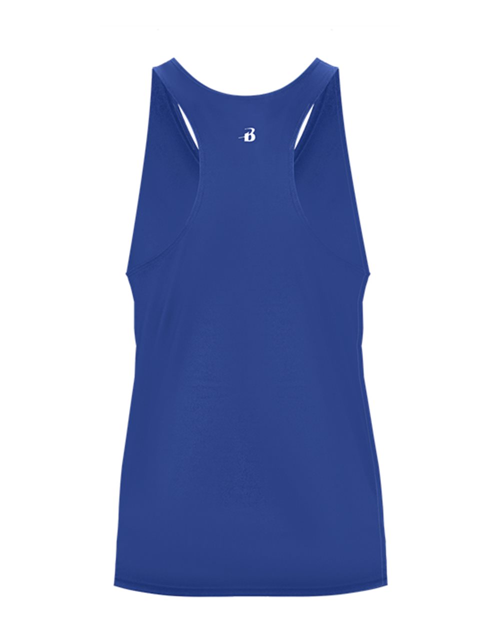 Badger 2166 Girls’ B-Core Racerback Tank Top in Royal, back