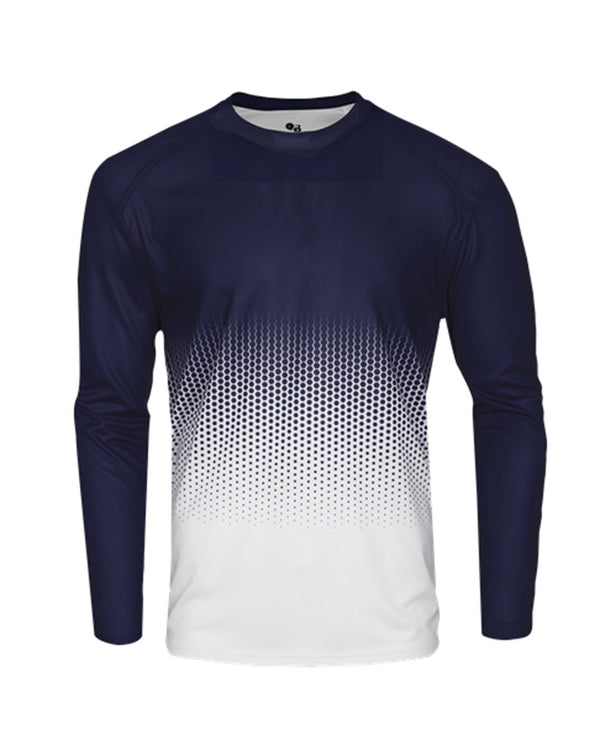 Badger 2224 Youth Hex 2.0 Long Sleeve T-Shirt