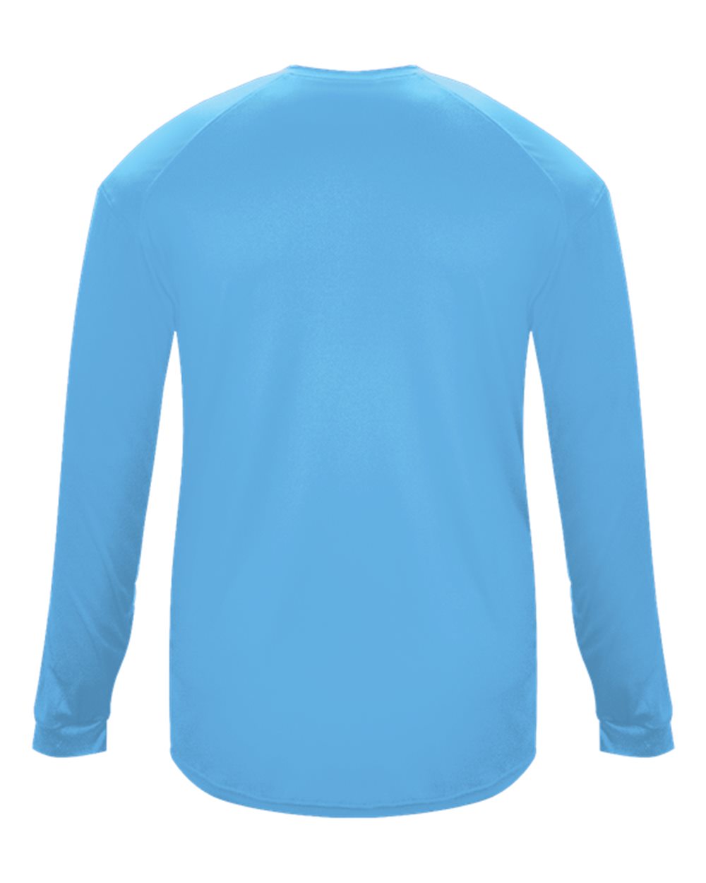 Badger 4004 Men's Ultimate SoftLock™ Long Sleeve T-Shirt in Columbia Blue, back