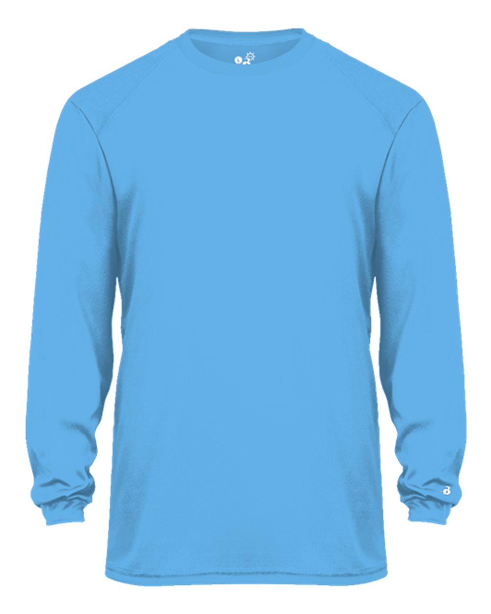 Badger 4004 Men's Ultimate SoftLock™ Long Sleeve T-Shirt in Columbia Blue