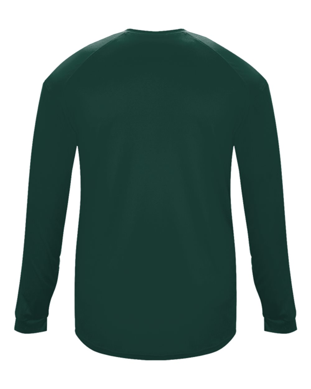 Badger 4004 Men's Ultimate SoftLock™ Long Sleeve T-Shirt in Forest, back