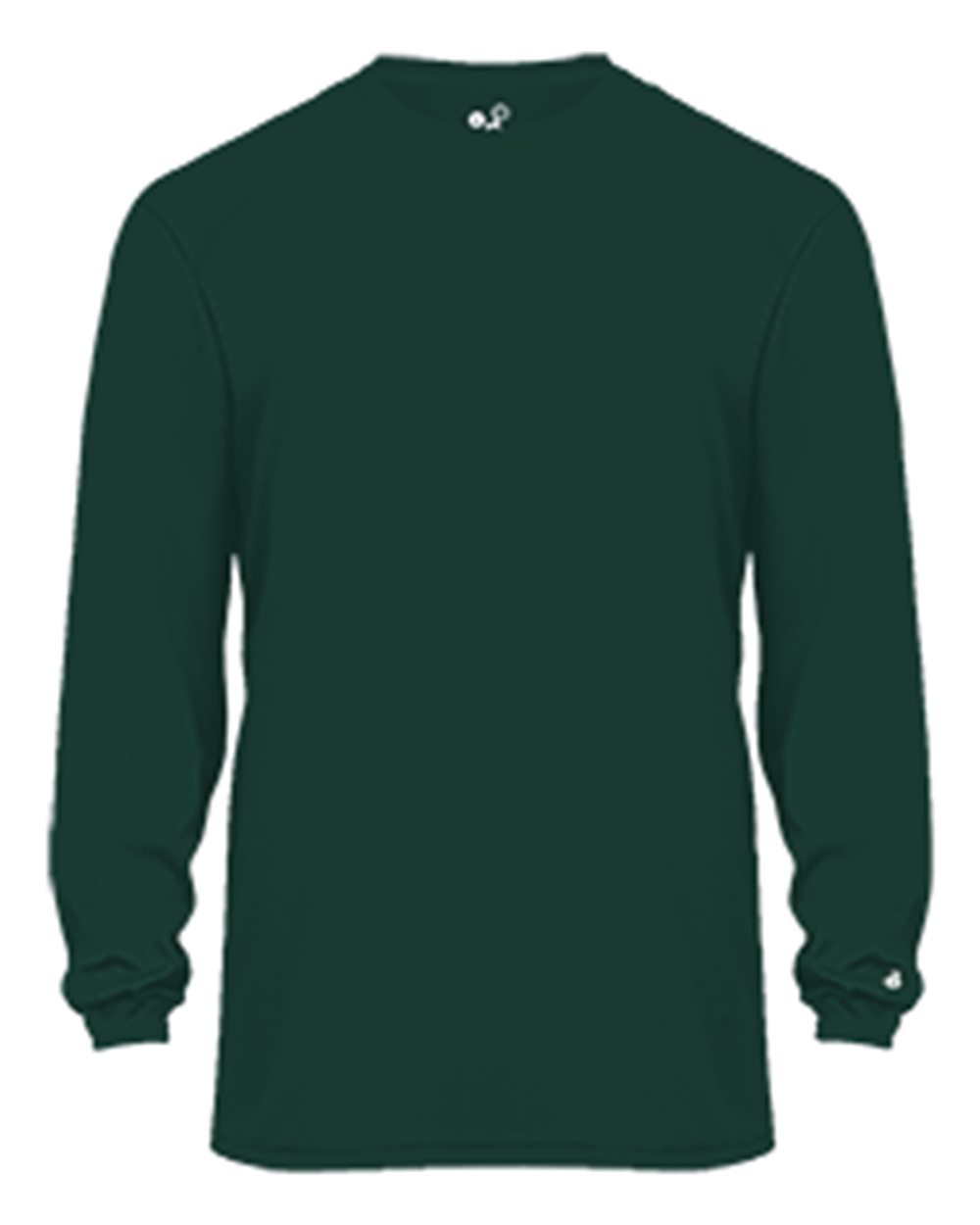 Badger 4004 Men's Ultimate SoftLock™ Long Sleeve T-Shirt in Forest
