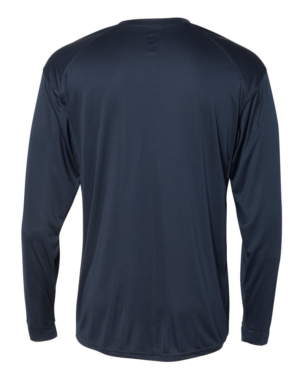 Badger 4004 Men's Ultimate SoftLock™ Long Sleeve T-Shirt in Navy, back