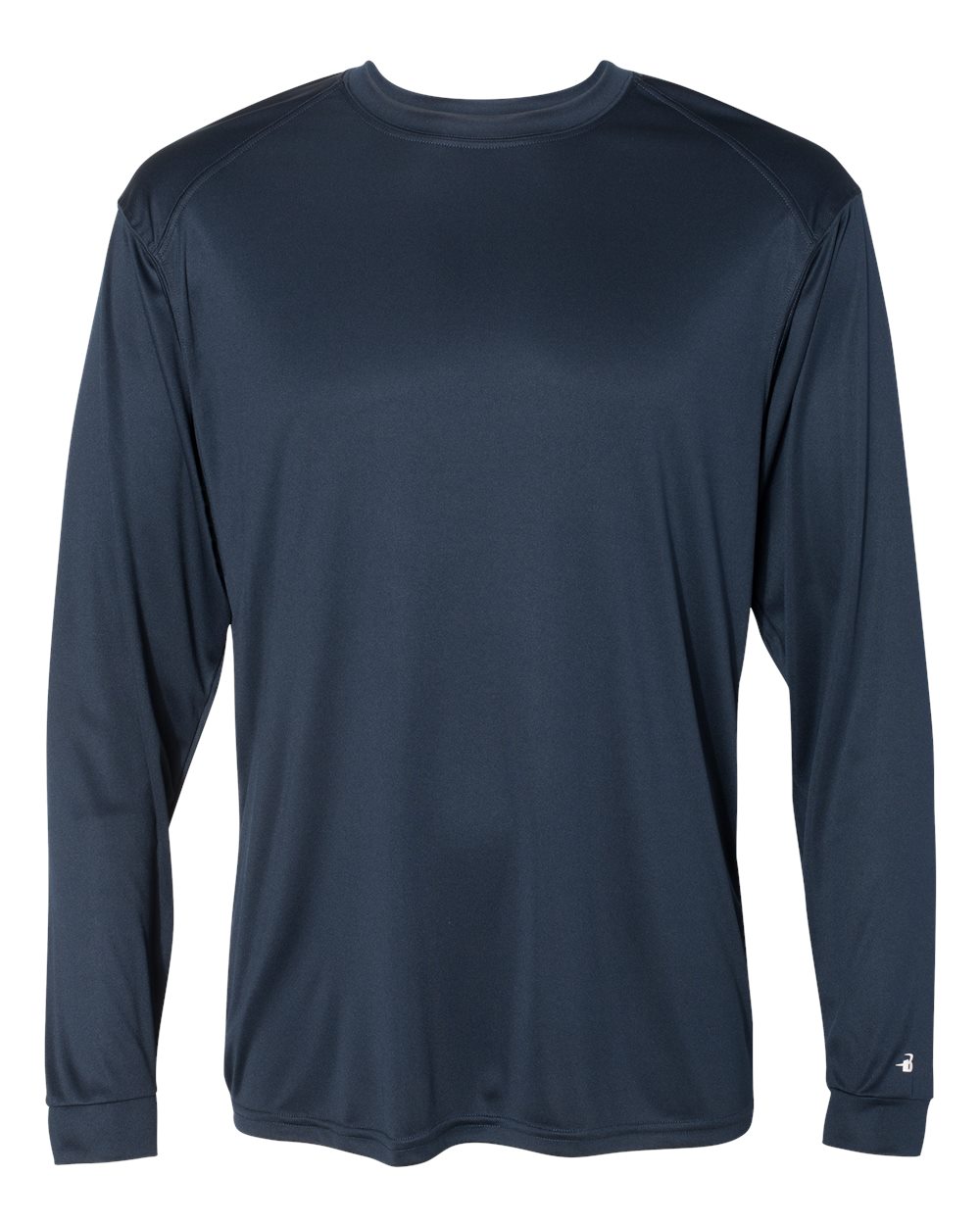 Badger 4004 Men's Ultimate SoftLock™ Long Sleeve T-Shirt in Navy