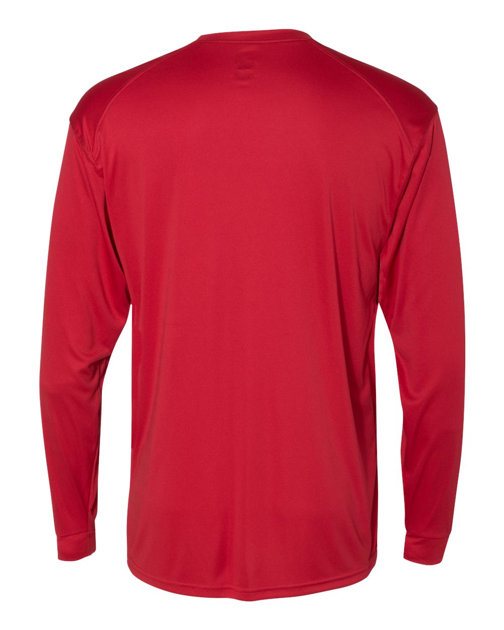 Badger 4004 Men's Ultimate SoftLock™ Long Sleeve T-Shirt in Red, back