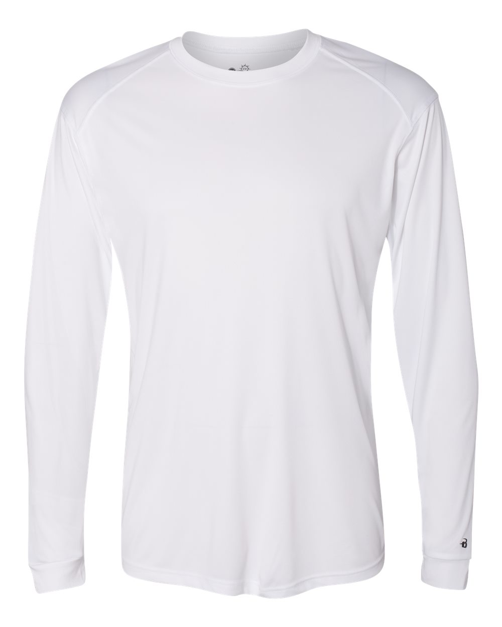 Badger 4004 Men's Ultimate SoftLock™ Long Sleeve T-Shirt in White