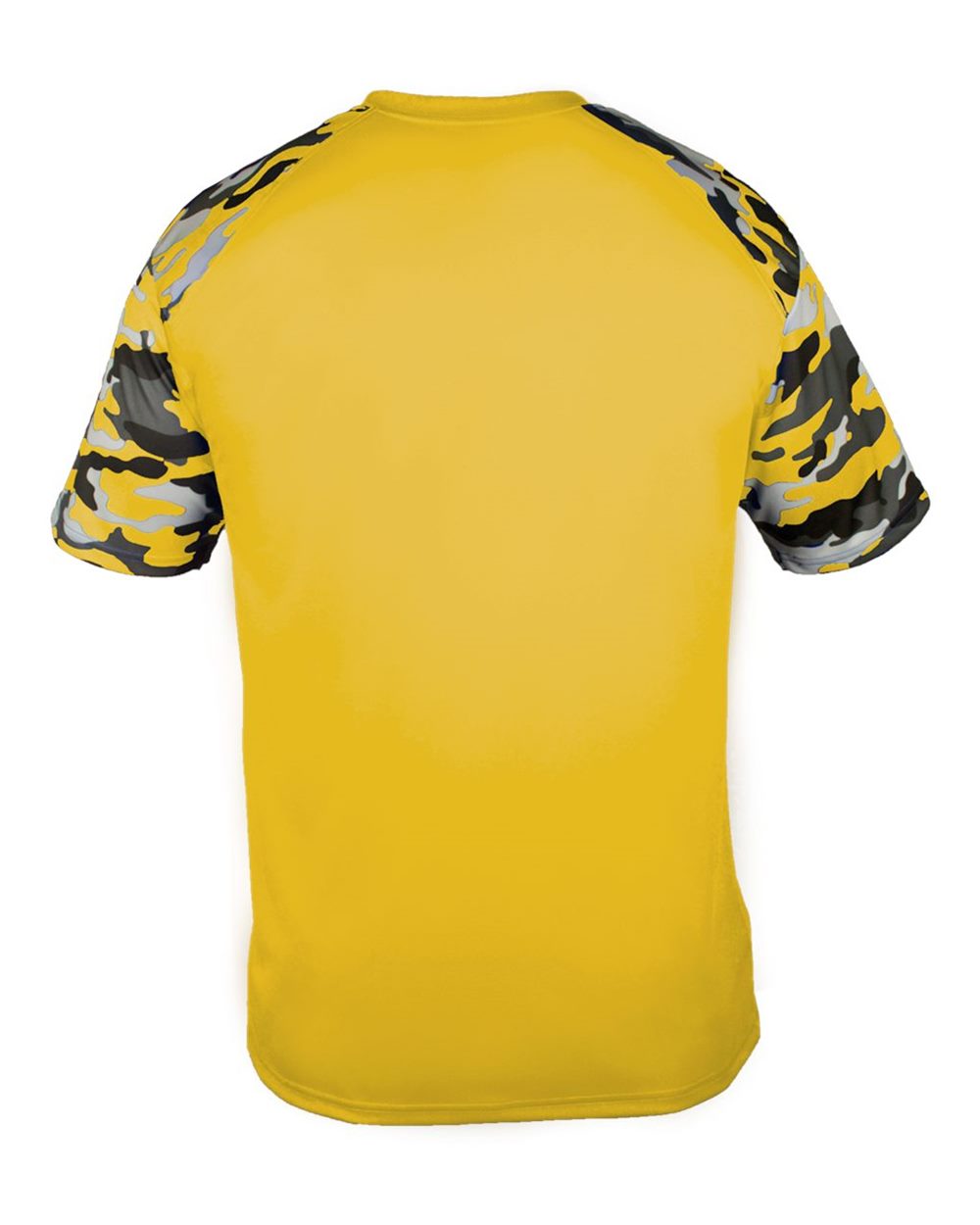 Badger 4141 Men's Camo Sport T-Shirt in Gold/ Gold Camo, back