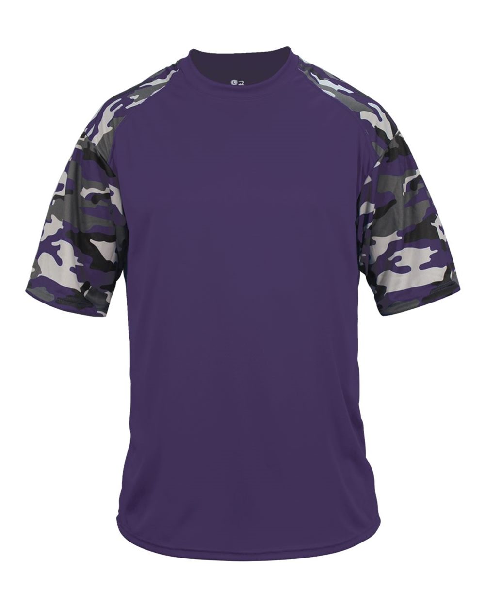 Badger 4141 Men's Camo Sport T-Shirt in Purple/ Purple Camo