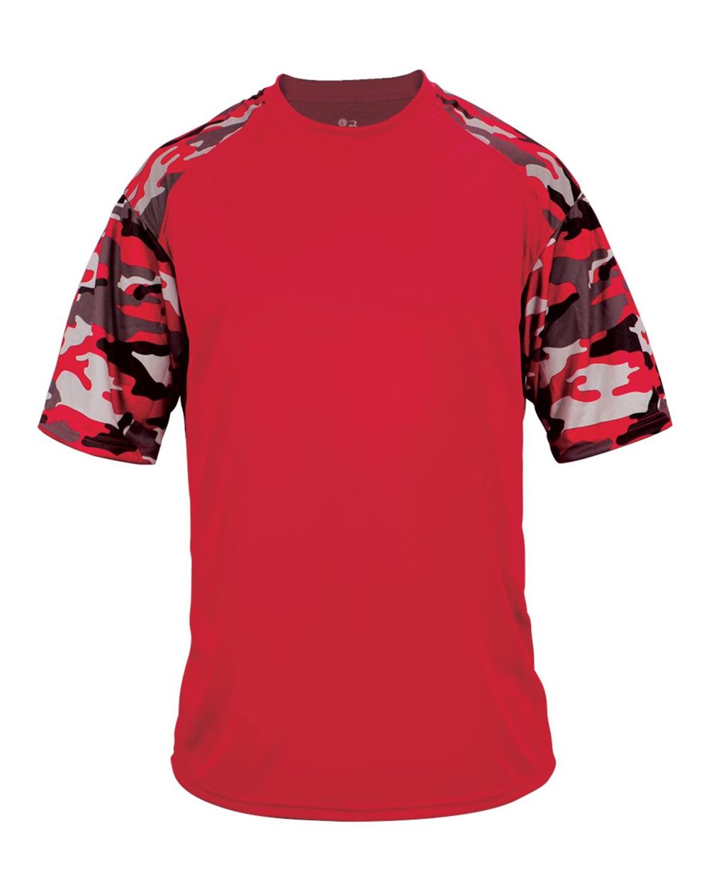 Badger 4141 Men's Camo Sport T-Shirt in Red/ Red Camo