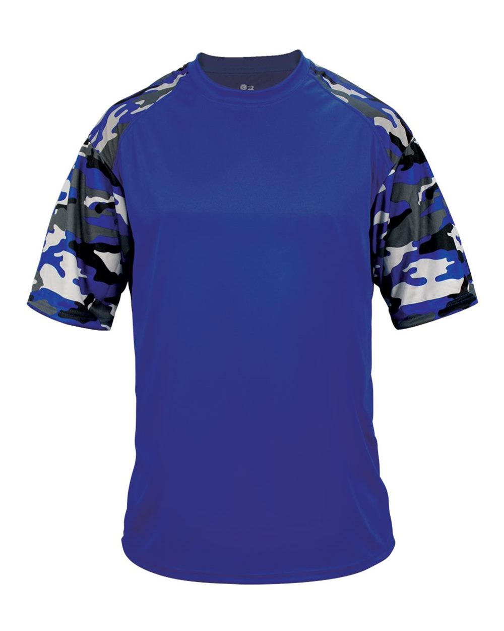 Badger 4141 Men's Camo Sport T-Shirt in Royal/ Royal Camo