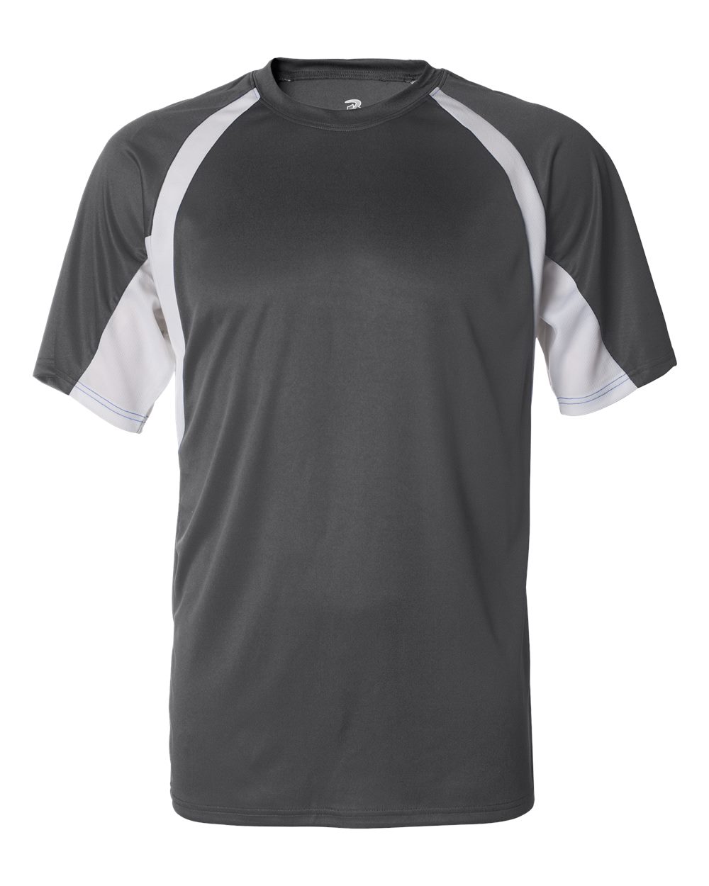 Badger 4144 Men's B-Core Hook T-Shirt in Graphite/ White