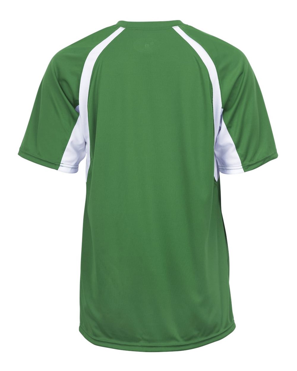Badger 4144 Men's B-Core Hook T-Shirt in Kelly/ White, back
