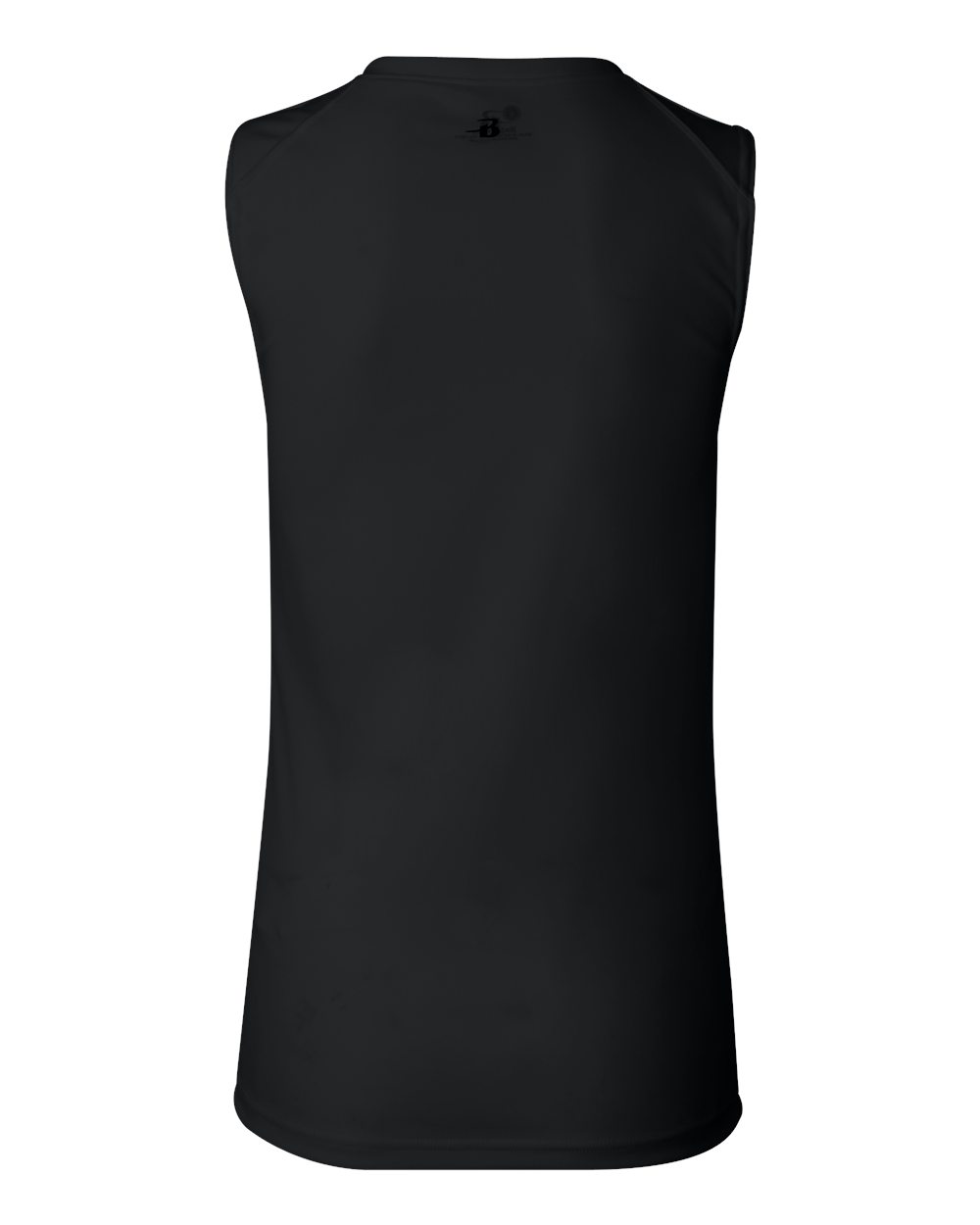 Badger 4163 Women's B-Core Sleeveless T-Shirt in Black, back