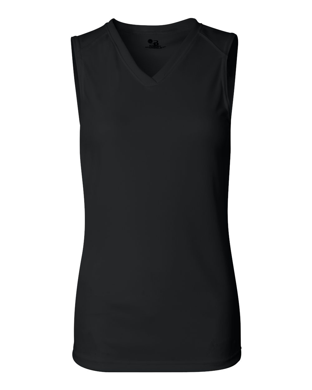 Badger 4163 Women's B-Core Sleeveless T-Shirt in Black