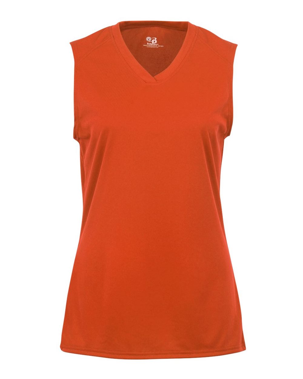 Badger 4163 Women's B-Core Sleeveless T-Shirt in Burnt Orange