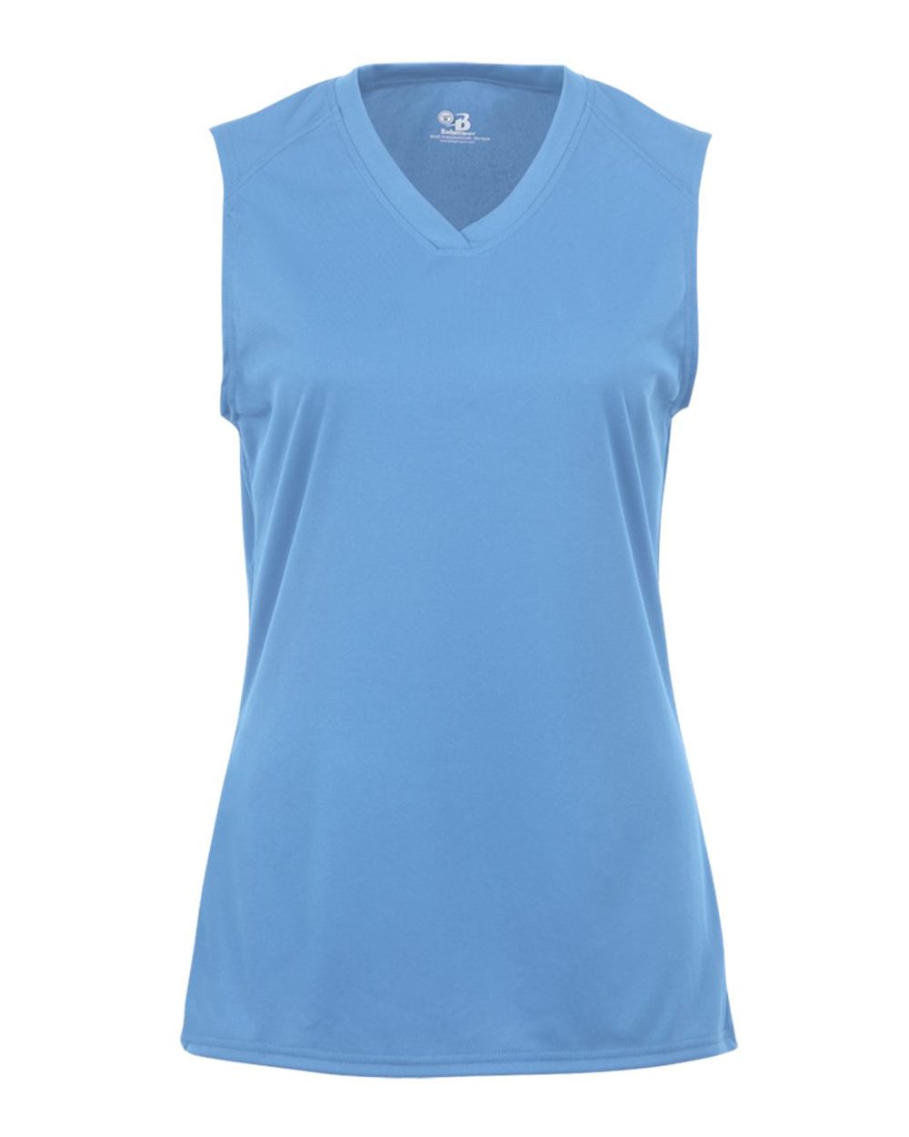 Badger 4163 Women's B-Core Sleeveless T-Shirt in Columbia Blue