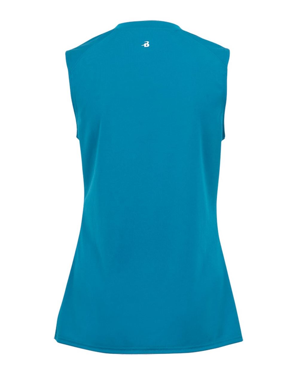 Badger 4163 Women's B-Core Sleeveless T-Shirt in Electric Blue, back