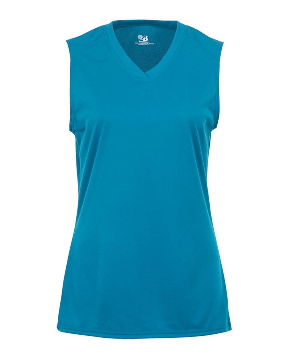 Badger 4163 Women's B-Core Sleeveless T-Shirt in Electric Blue