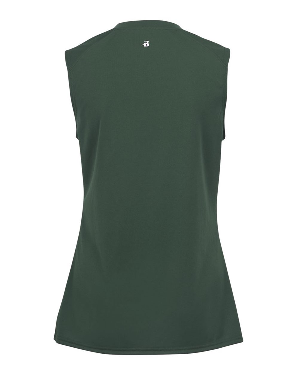 Badger 4163 Women's B-Core Sleeveless T-Shirt in Forest, back