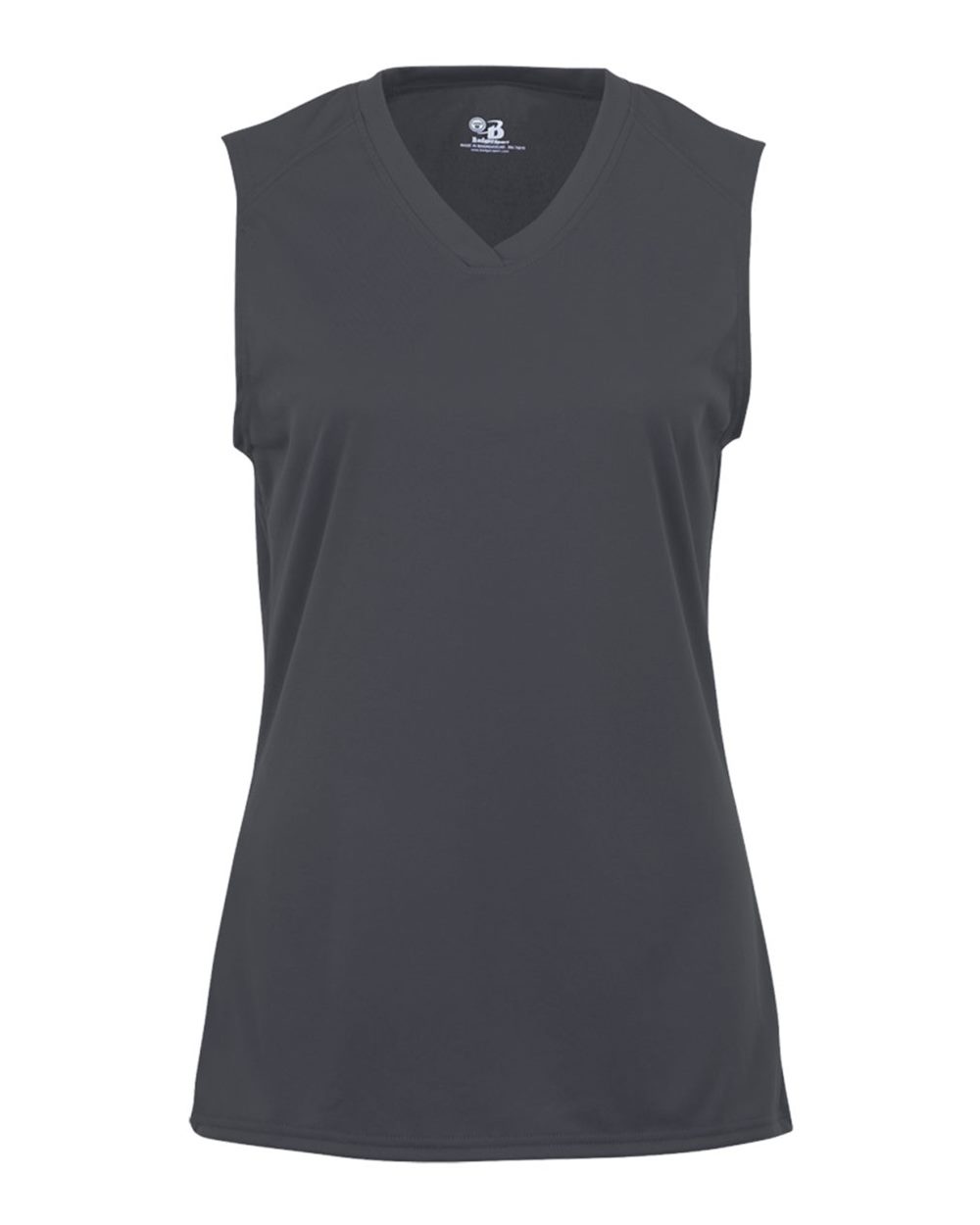 Badger 4163 Women's B-Core Sleeveless T-Shirt in Graphite