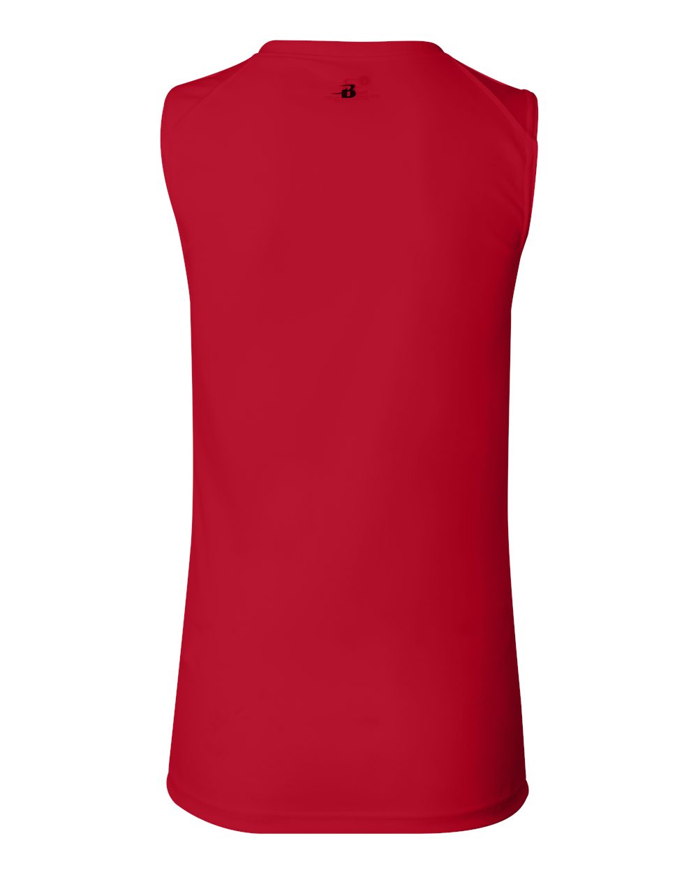 Badger 4163 Women's B-Core Sleeveless T-Shirt in Red, back