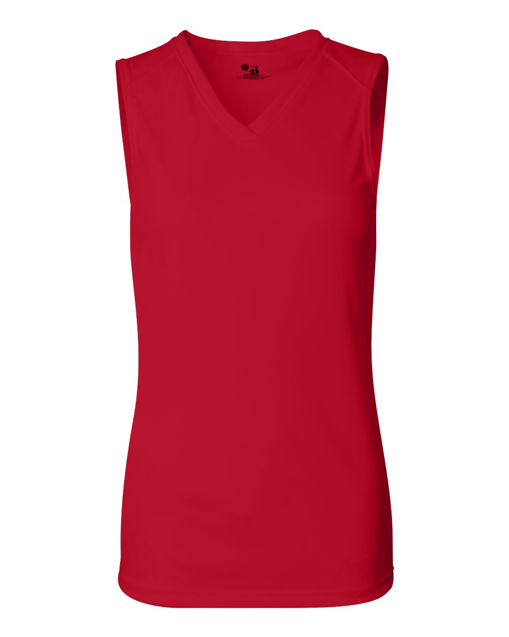 Badger 4163 Women's B-Core Sleeveless T-Shirt in Red