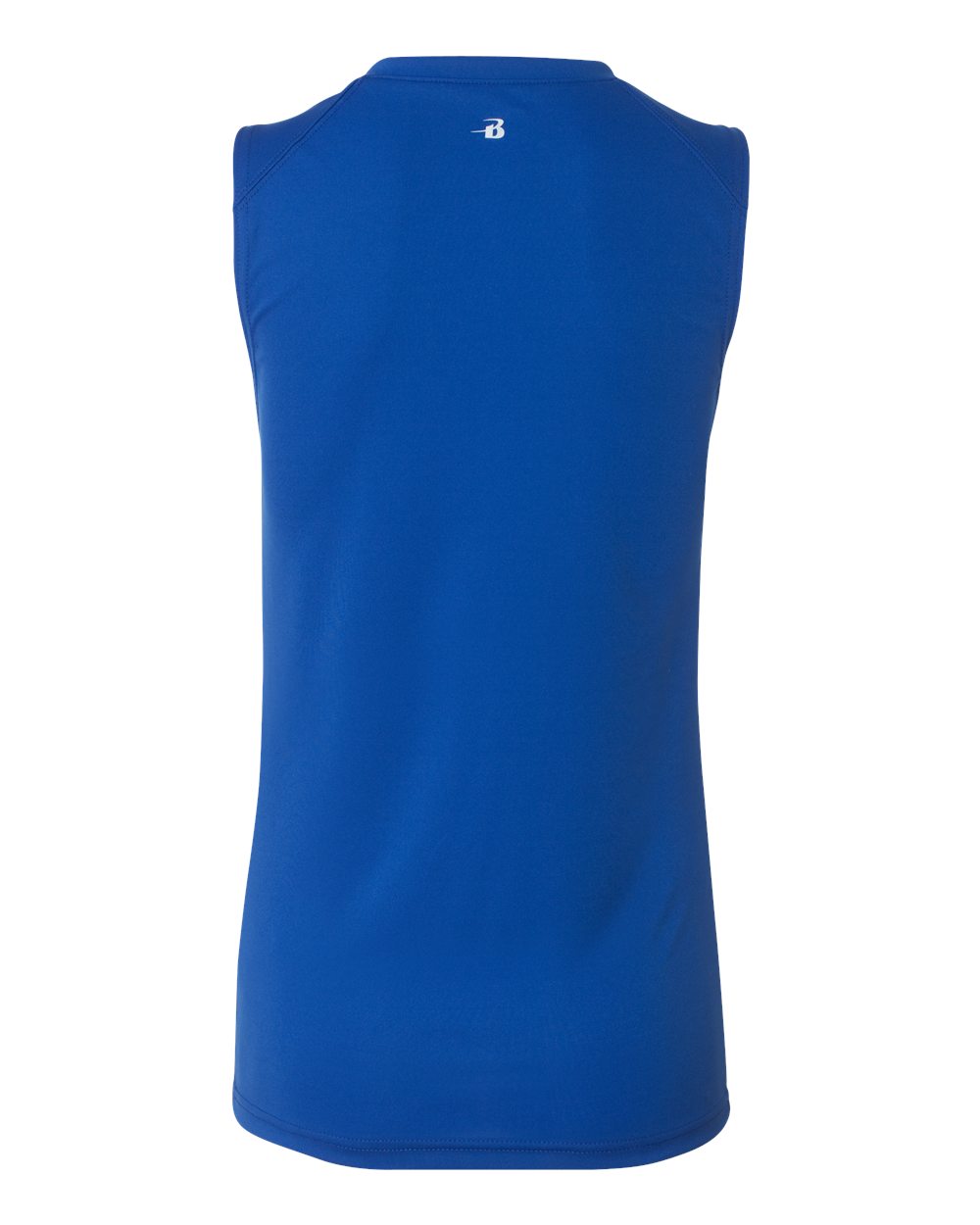 Badger 4163 Women's B-Core Sleeveless T-Shirt in Royal, back