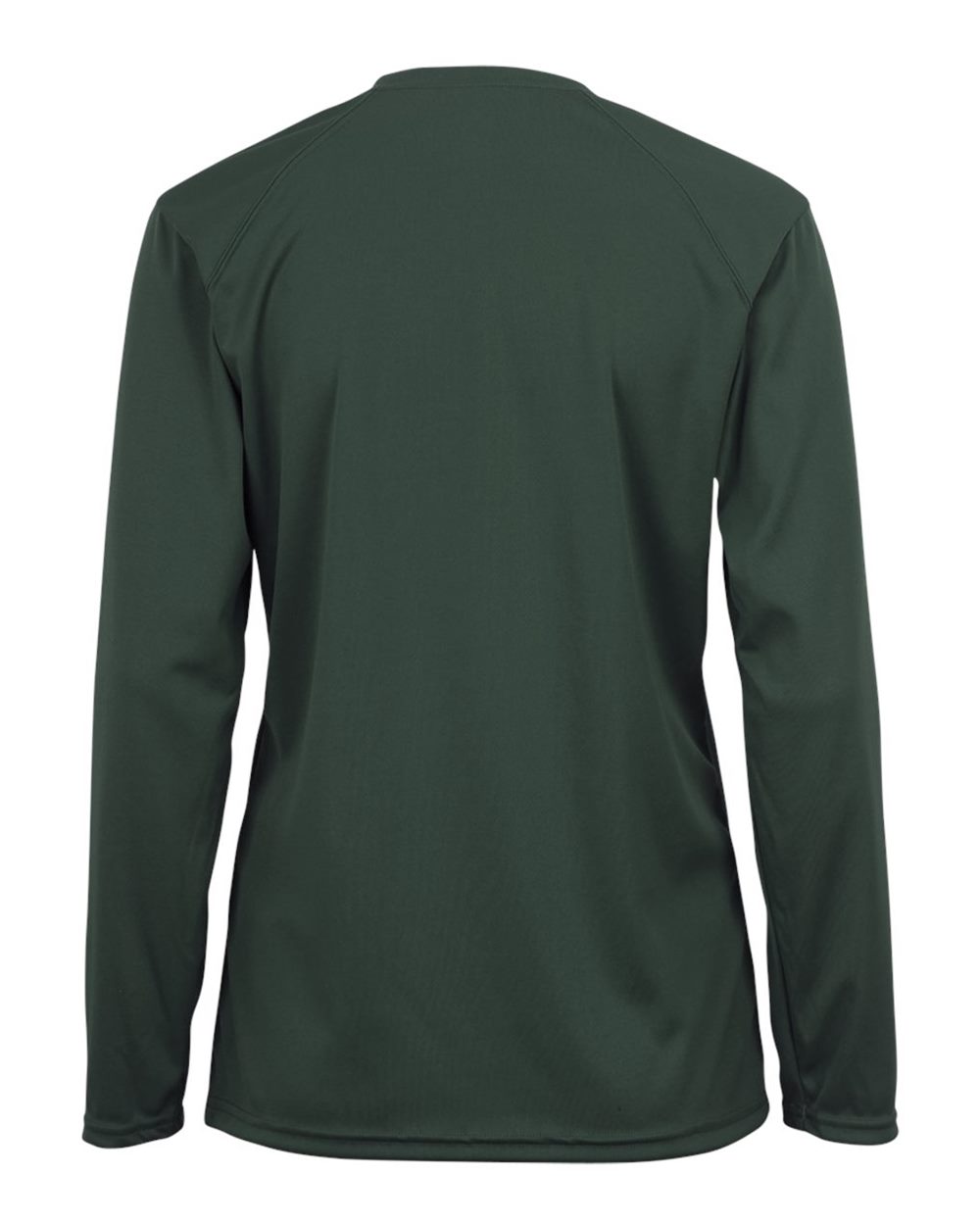 Badger 4164 Women's B-Core Long Sleeve T-Shirt in Forest, back