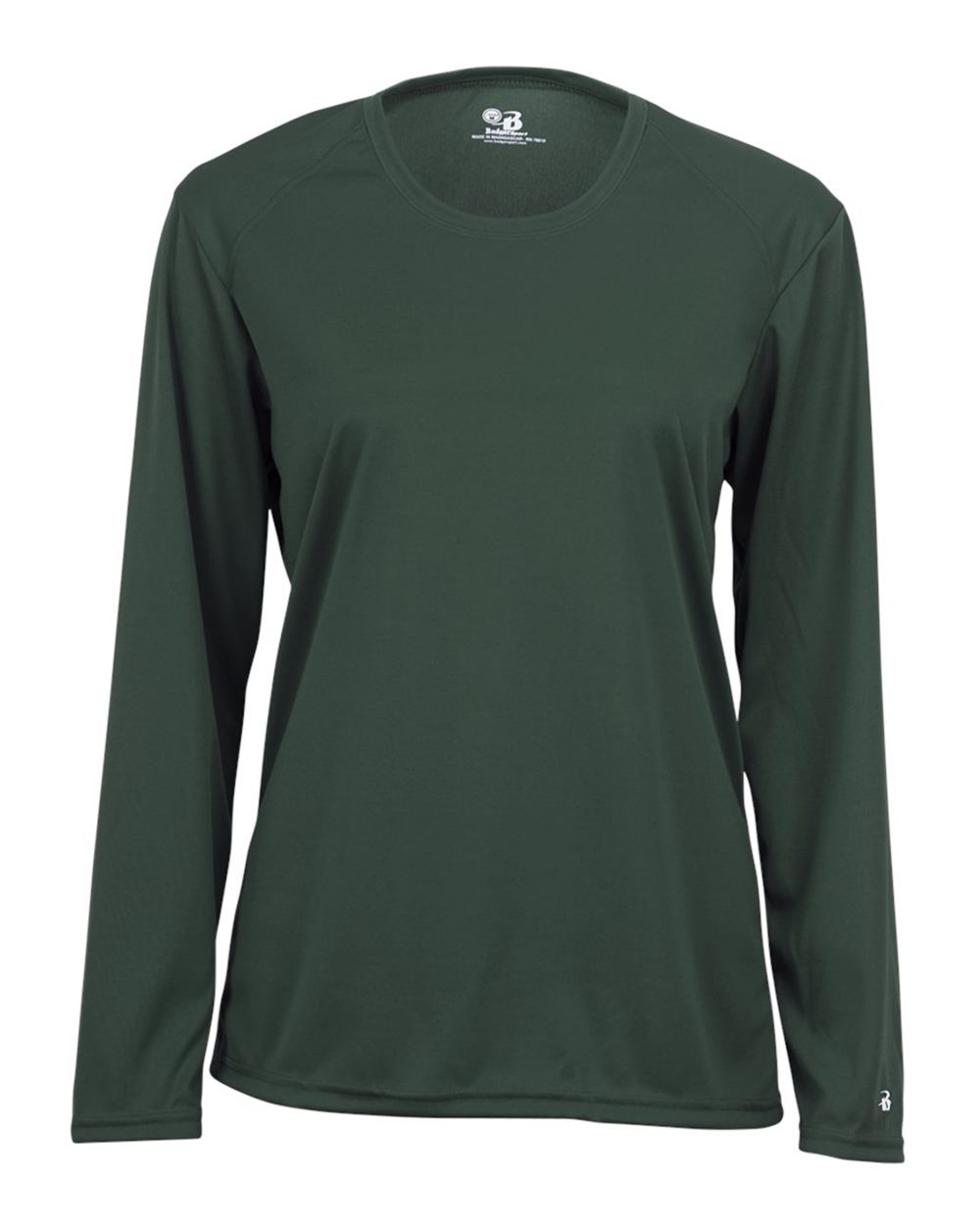 Badger 4164 Women's B-Core Long Sleeve T-Shirt in Forest