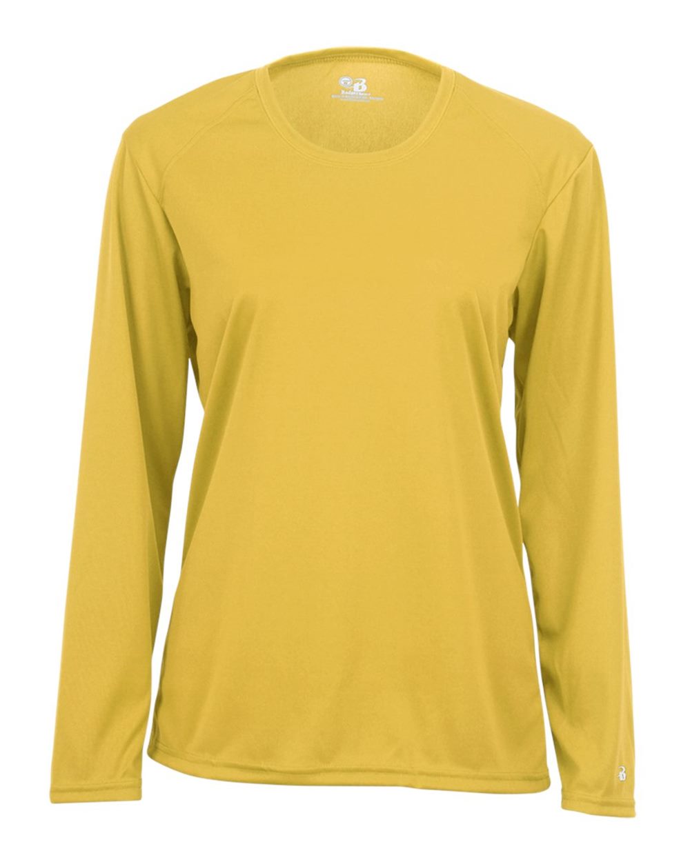 Badger 4164 Women's B-Core Long Sleeve T-Shirt in Gold