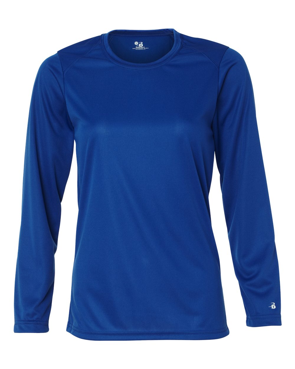 Badger 4164 Women's B-Core Long Sleeve T-Shirt in Royal