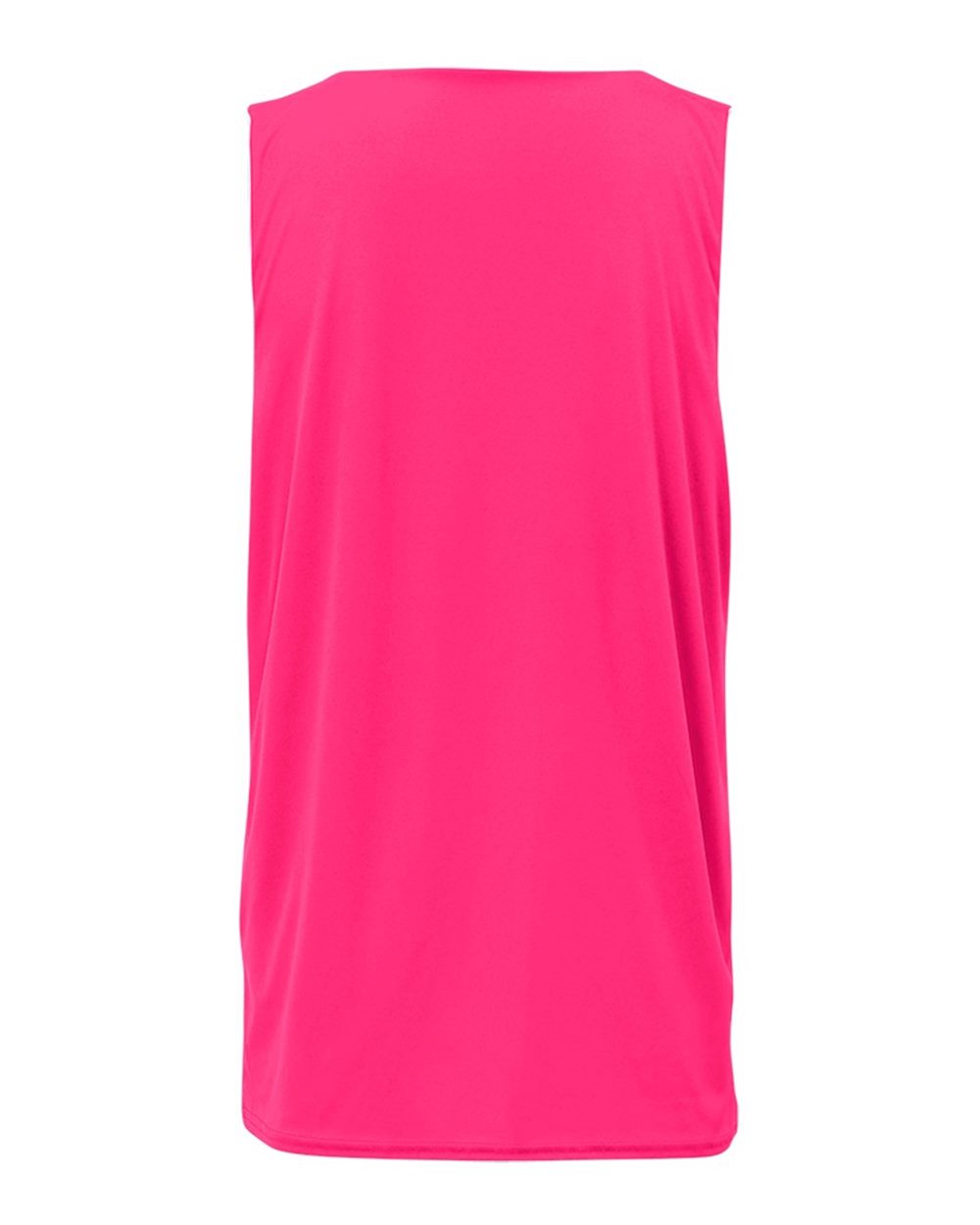 Badger 4169 Women's B-Core Reversible Tank Top in Hot Pink, back