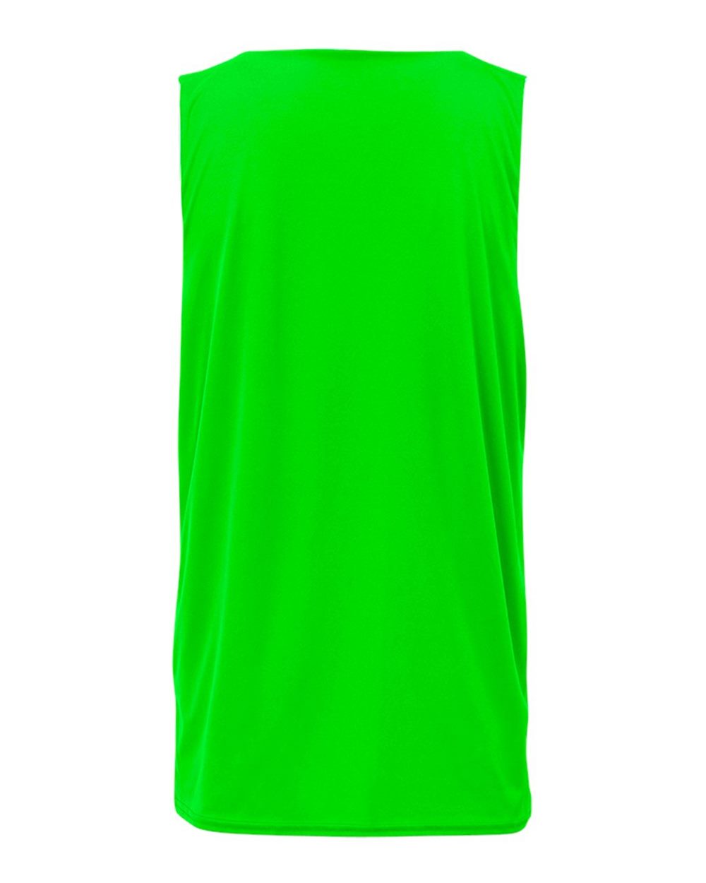 Badger 4169 Women's B-Core Reversible Tank Top in Lime, back