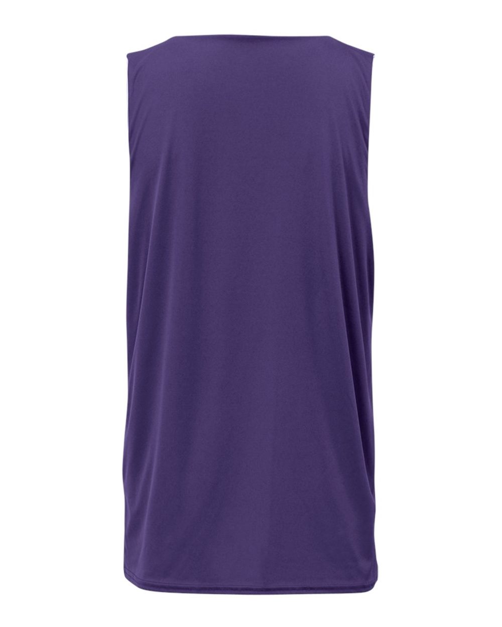 Badger 4169 Women's B-Core Reversible Tank Top in Purple, back