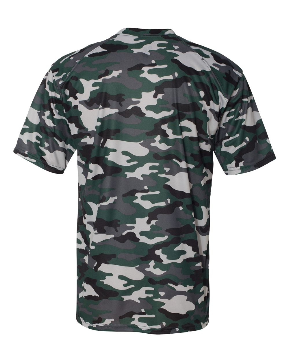 Badger 4181 Men's Camo T-Shirt in Forest, back