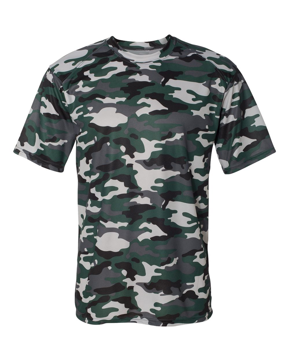 Badger 4181 Men's Camo T-Shirt in Forest