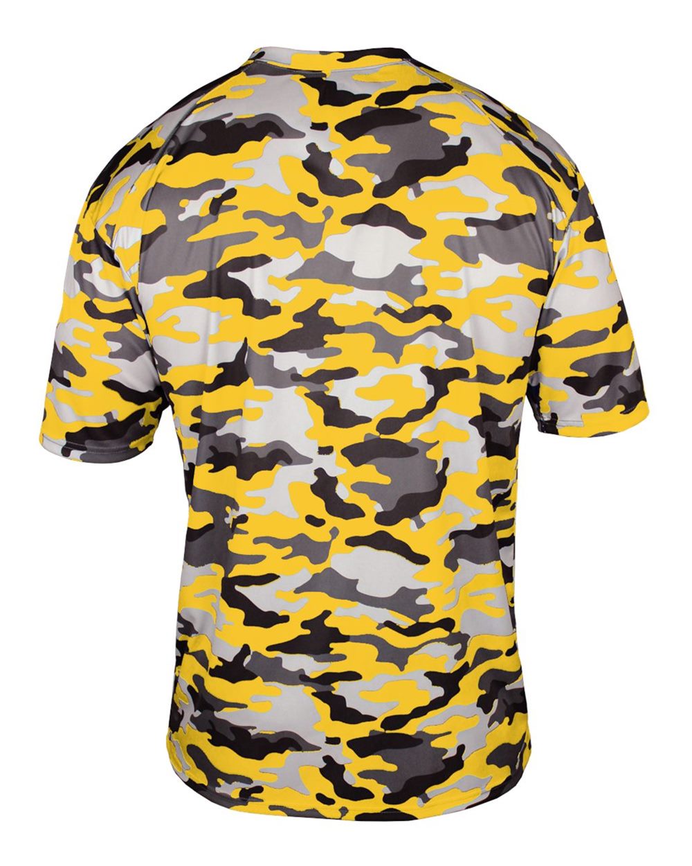 Badger 4181 Men's Camo T-Shirt in Gold, back