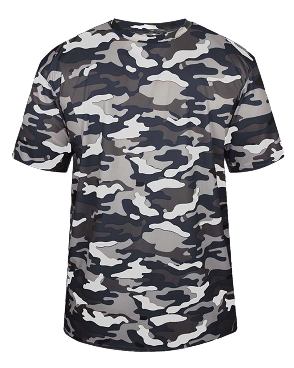 Badger 4181 Men's Camo T-Shirt in Navy
