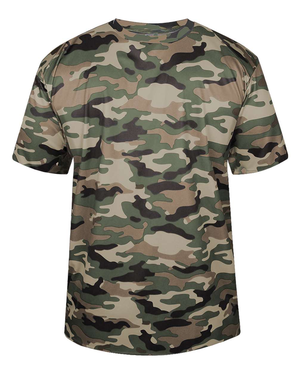 Badger 4181 Men's Camo T-Shirt in OD Green
