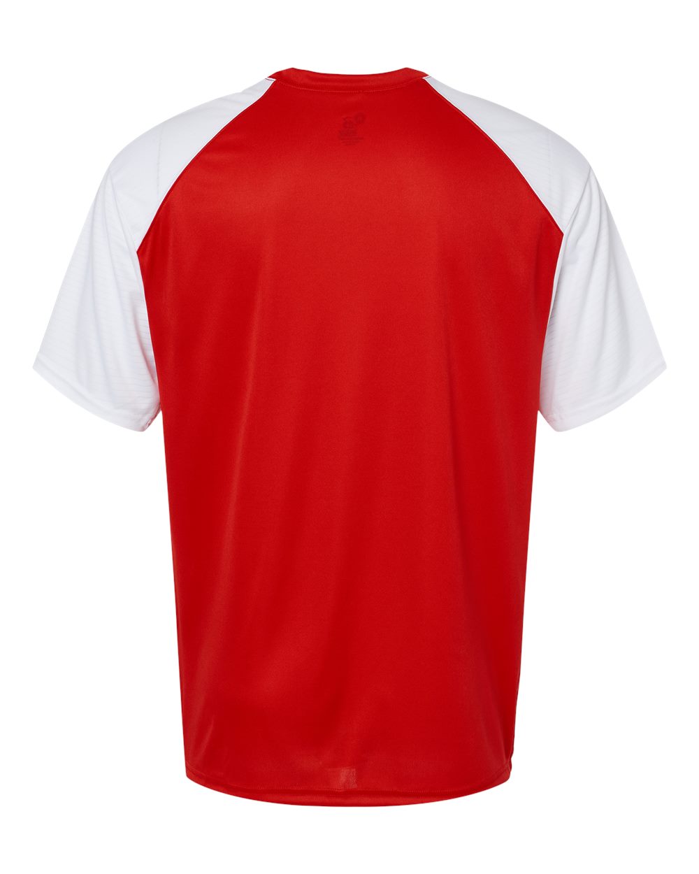Badger 4230 Men's Breakout T-Shirt in Red/ White, back