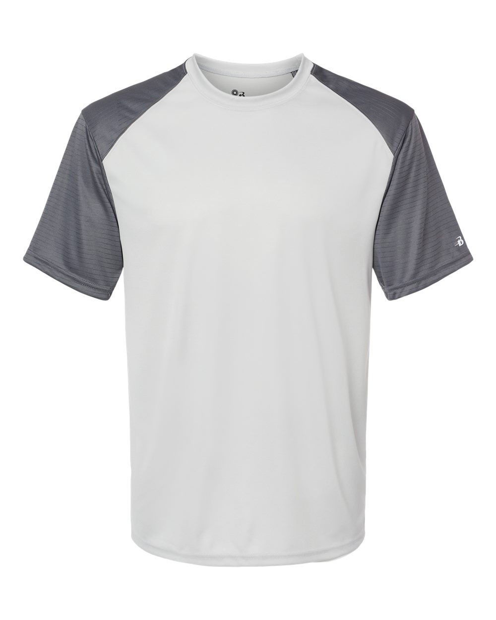 Badger 4230 Men's Breakout T-Shirt in Silver/ Graphite