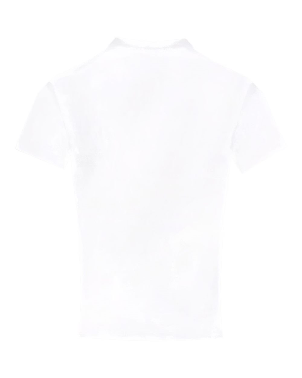 Badger 4621 Men's Pro-Compression T-Shirt in White, back