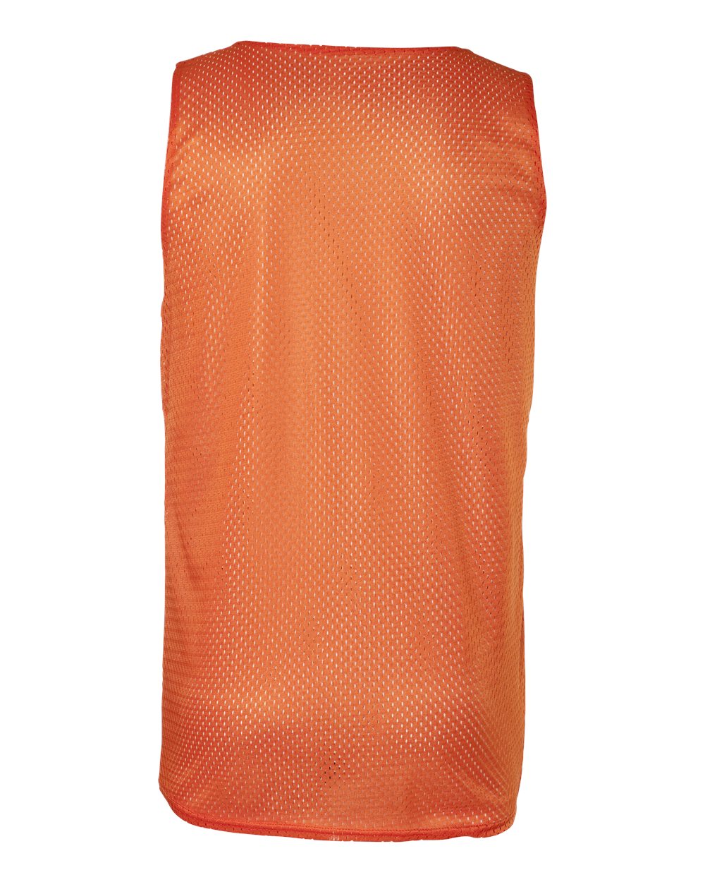 Badger 8529 Men's Pro Mesh Reversible Tank Top in Burnt Orange White, back