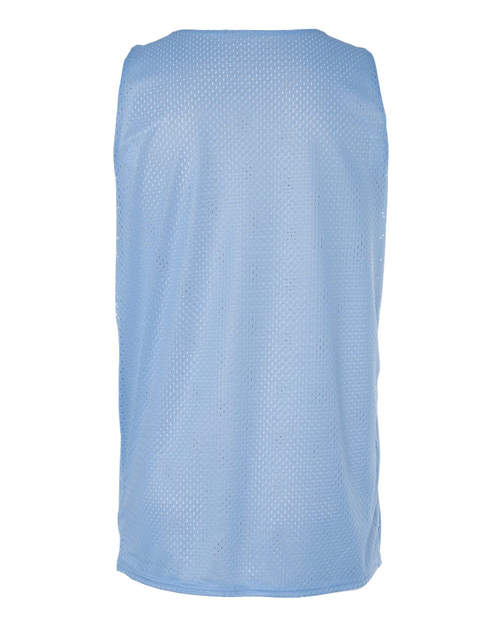 Badger 8529 Men's Pro Mesh Reversible Tank Top in Columbia Blue/ White, back