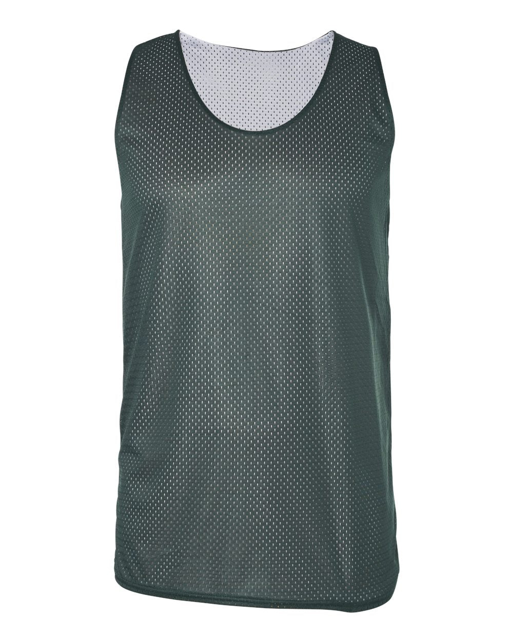 Badger 8529 Men's Pro Mesh Reversible Tank Top in Forest/ White