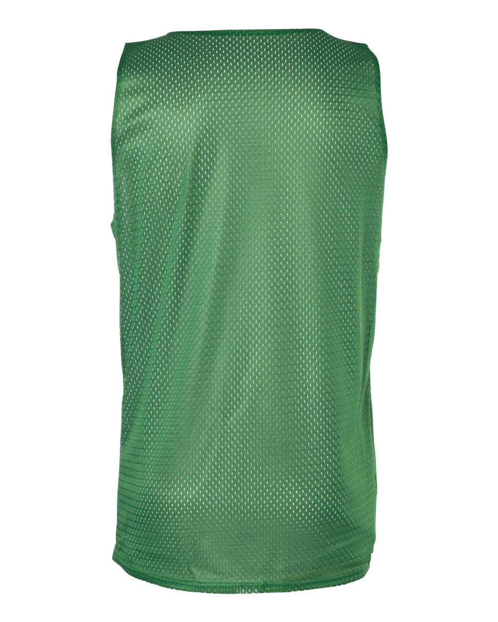 Badger 8529 Men's Pro Mesh Reversible Tank Top in Kelly/ White, back