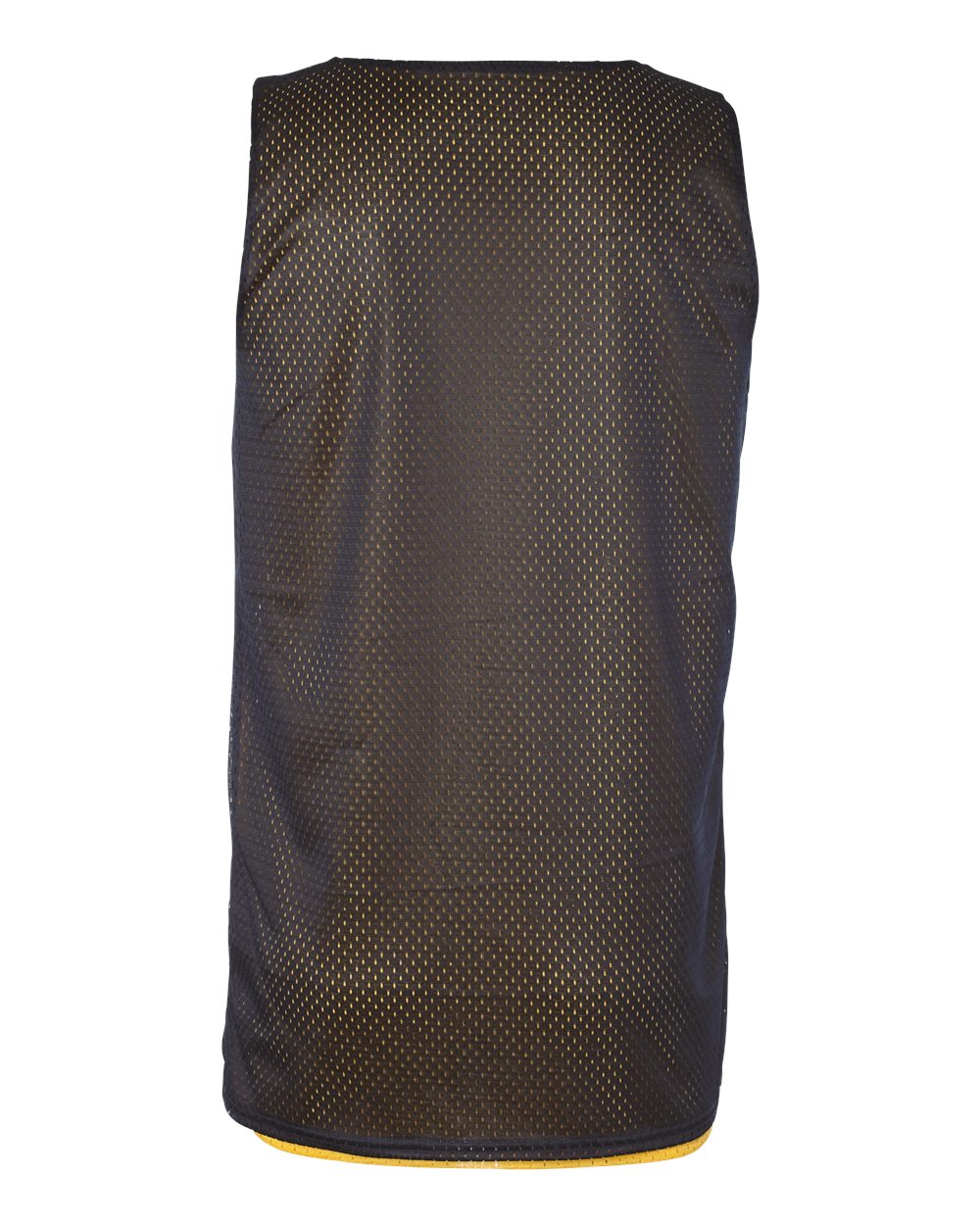 Badger 8529 Men's Pro Mesh Reversible Tank Top in Navy/ Gold, back