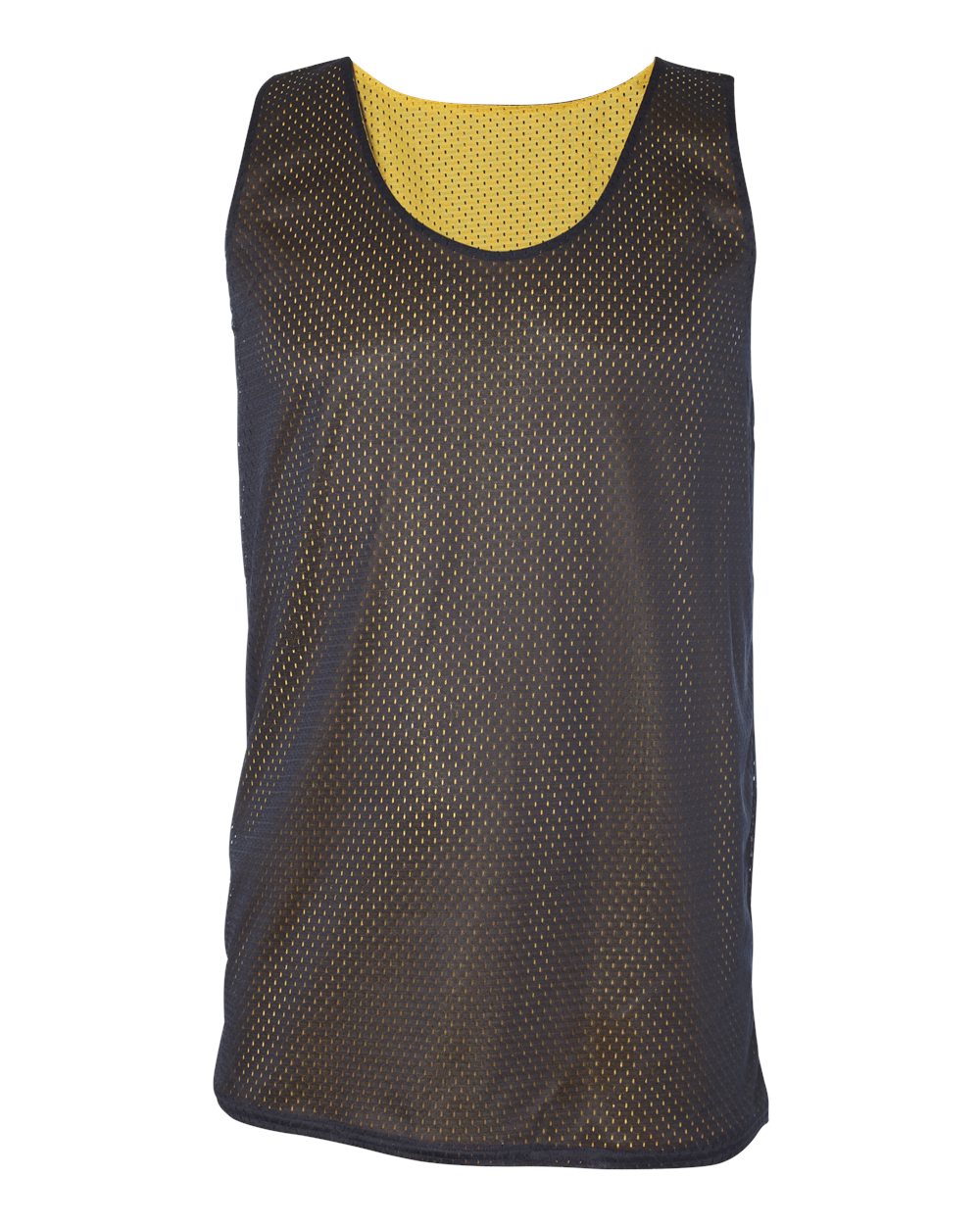 Badger 8529 Men's Pro Mesh Reversible Tank Top in Navy/ Gold