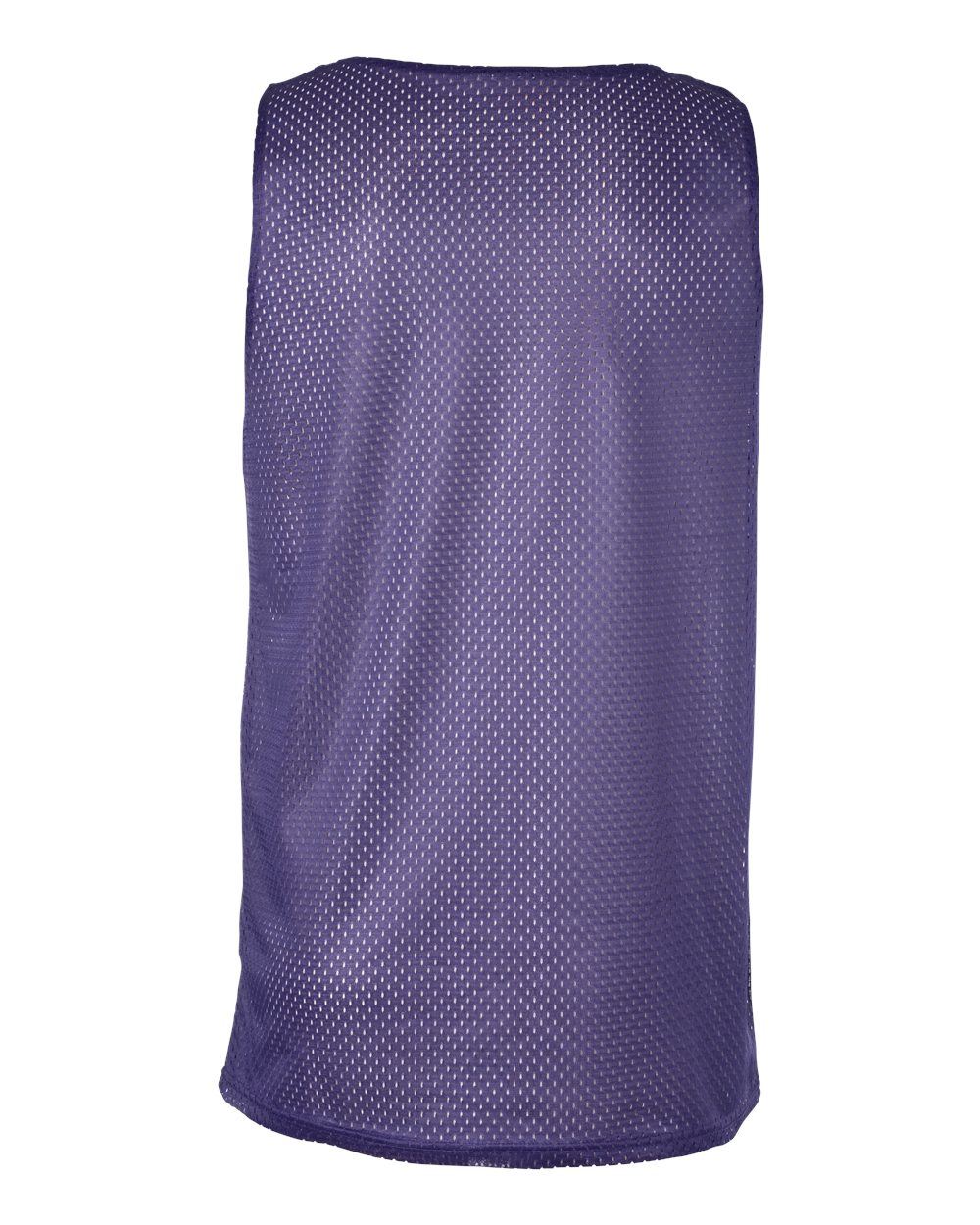 Badger 8529 Men's Pro Mesh Reversible Tank Top in Purple/ White, back