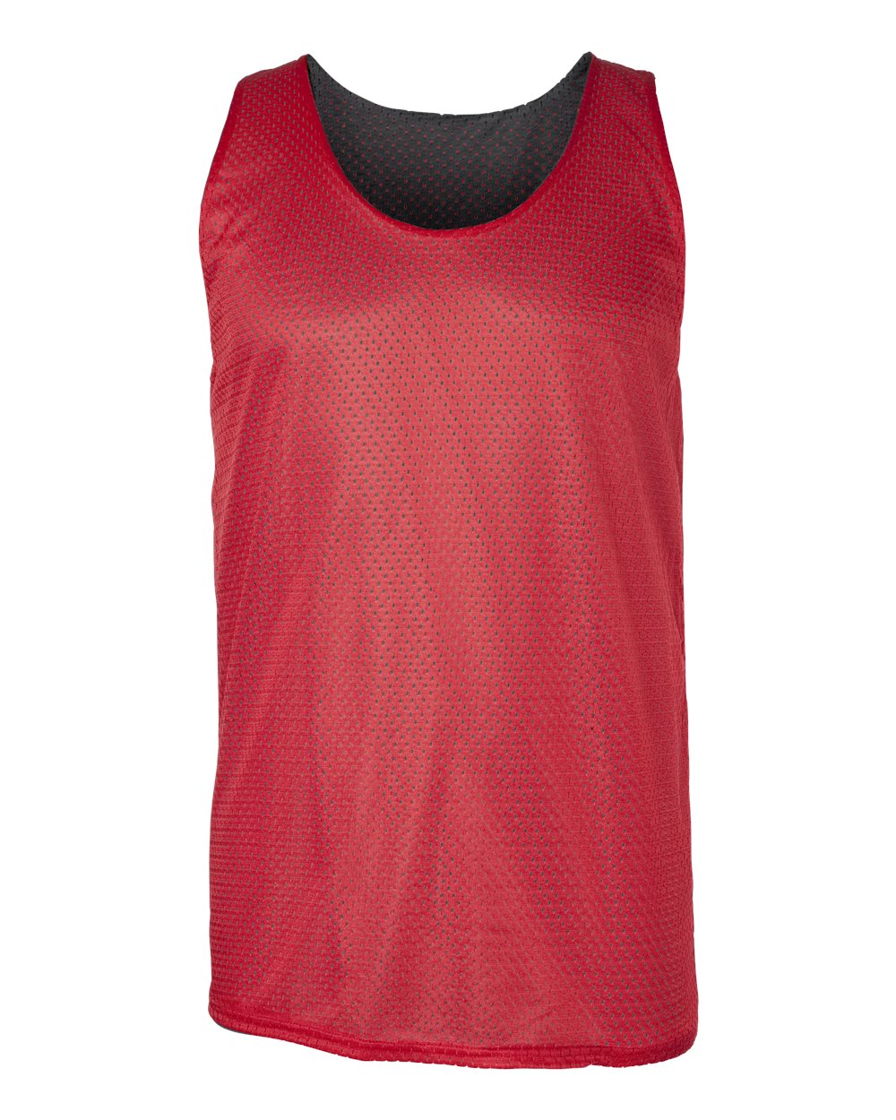 Badger 8529 Men's Pro Mesh Reversible Tank Top in Red/ Black
